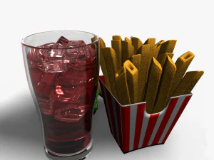 fast food 3d 3D Model
