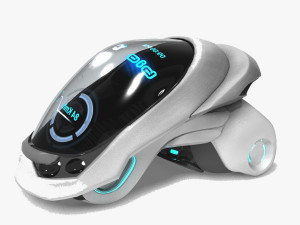 futuristic vehicle bio i 1200 3D 모델