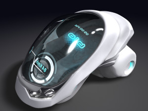 futuristic vehicle bio i 1200 3D 模型