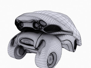 futuristic vehicle bio i 1200 3D 模型