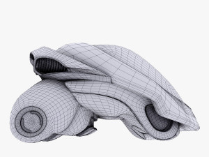 futuristic vehicle bio i 1200 3D 模型