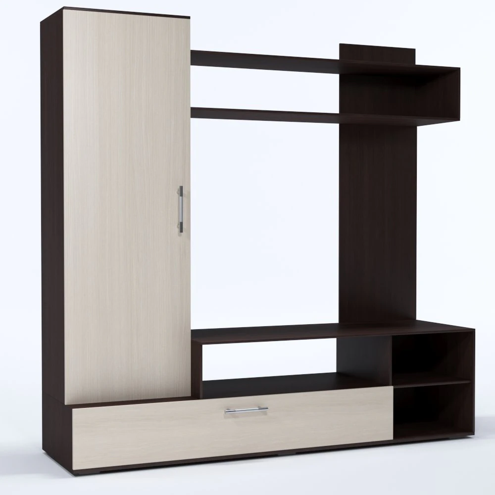 wall cabinet 3D Model .c4d .max .obj .3ds .fbx .stl .blend 