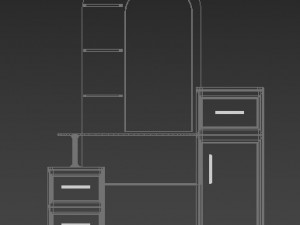 dressing table 3D Model