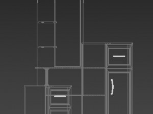 dressing table 3D Model