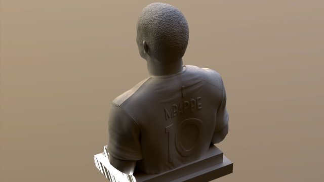 Kylian Mbappe Printable 3D print model 3D Print Model in Man 3DExport