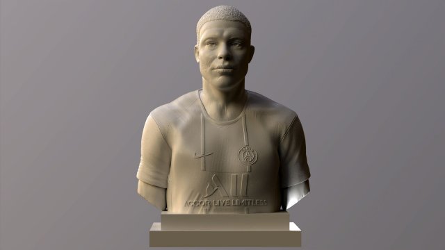 STL file kylian mbappe lamp E14 🔦・3D printing idea to download