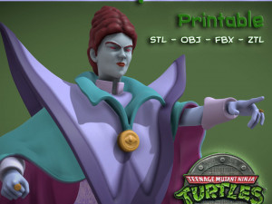 Tempestra - TMNT 1987 3D printable 3D Print Model