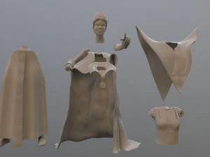 Tempestra - TMNT 1987 3D printable 3D Print Model