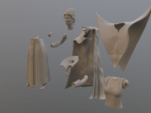 Tempestra - TMNT 1987 stampabile in 3D Modello di stampa 3D