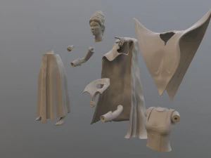 Tempestra - TMNT 1987 3D printable 3D Print Model