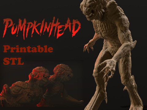 Pumpkinhead Printable 3D Print Model