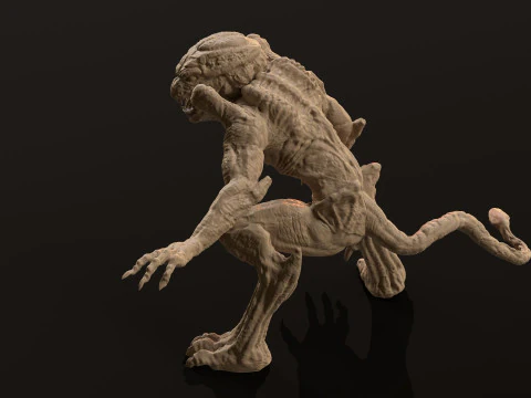 Pumpkinhead Printable STL three poses 3D Print Model