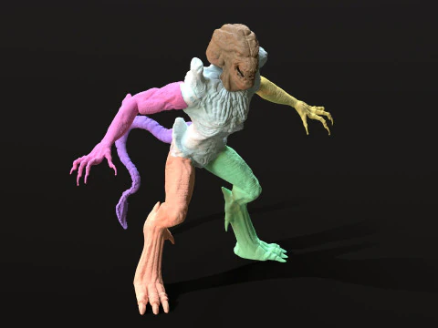 Pumpkinhead Printable STL three poses 3D Print Model