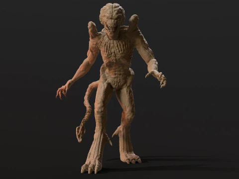 Pumpkinhead Printable STL three poses 3D Print Model