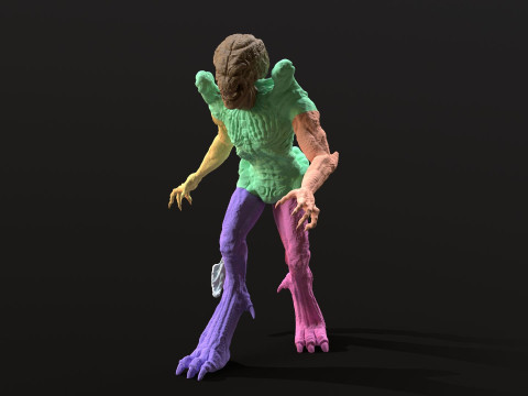 Pumpkinhead Printable Model Cetak 3D