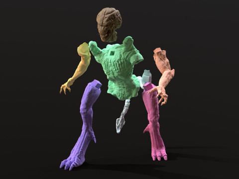 Pumpkinhead Printable Model Cetak 3D