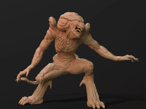 Pumpkinhead Printable STL three poses 3D Print Model