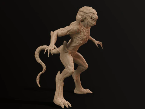 Pumpkinhead Printable STL three poses 3D Print Model