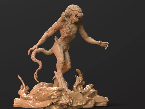 Pumpkinhead Printable STL three poses 3D Print Model