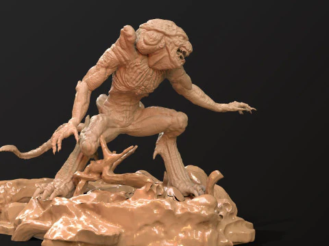 Pumpkinhead Printable STL three poses 3D Print Model