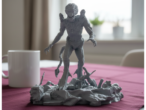 Pumpkinhead Printable STL three poses Modello di stampa 3D