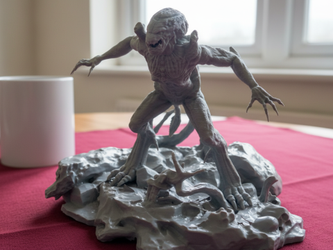 Pumpkinhead Printable STL three poses Modello di stampa 3D