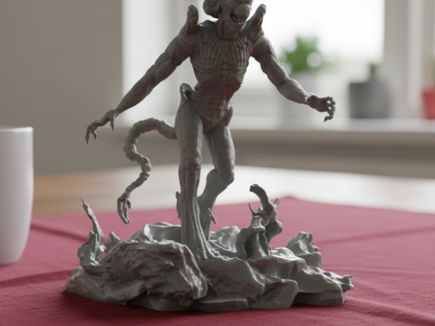Pumpkinhead Printable STL three poses Modello di stampa 3D