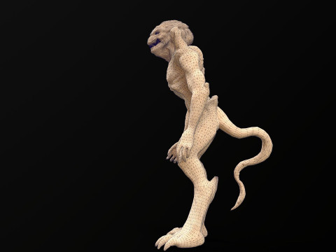 Pumpkinhead Renderable game ready 3D Model