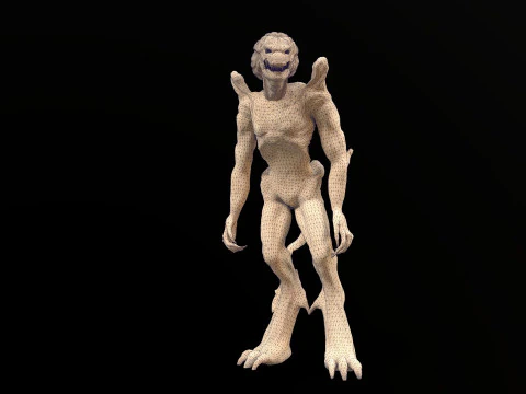 Pumpkinhead Renderable game ready 3D Model