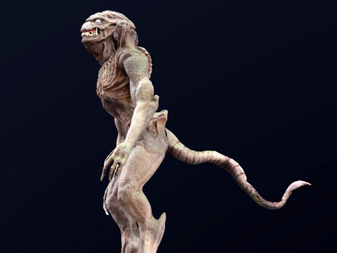 Pumpkinhead Renderable game ready 3D Model