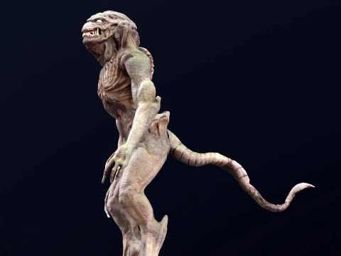 Pumpkinhead Renderable game ready 3D Model