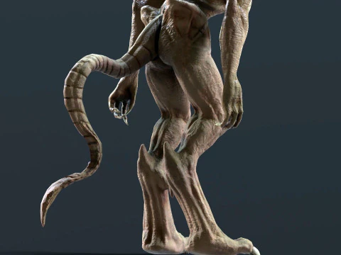 Pumpkinhead Renderable game ready 3D Model