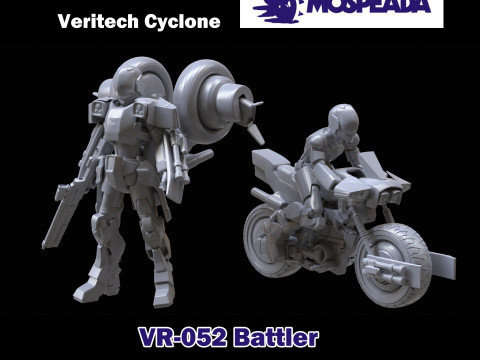 Robotech Veritech Cyclone Mospeda Printable Modelo de impresión 3D