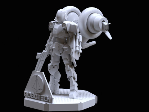 Robotech Veritech Cyclone Mospeda Printable 3D Принт Модель
