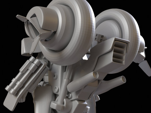 Robotech Veritech Cyclone Mospeda Printable 3D Принт Модель