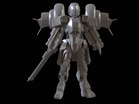Robotech Veritech Cyclone Mospeda Printable 3D Принт Модель