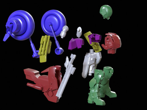 Robotech Veritech Cyclone Mospeda Printable 3D Принт Модель