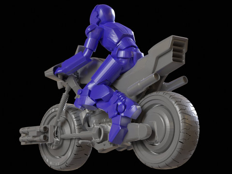 Robotech Veritech Cyclone Mospeda Printable 3D Принт Модель