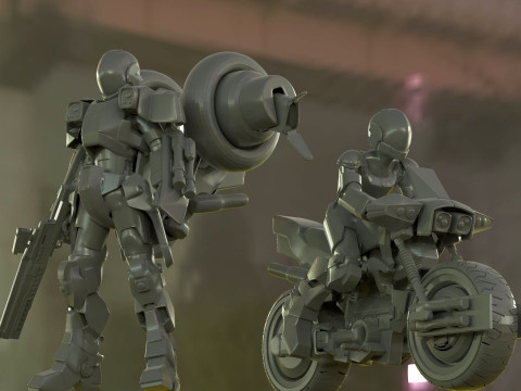 Robotech Veritech Cyclone Mospeda Printable 3D Принт Модель