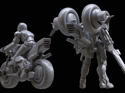 Robotech Veritech Cyclone Mospeda Printable 3D Принт Модель