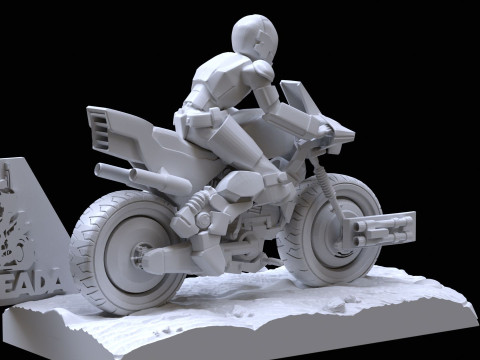 Robotech Veritech Cyclone Mospeda Printable 3D Принт Модель