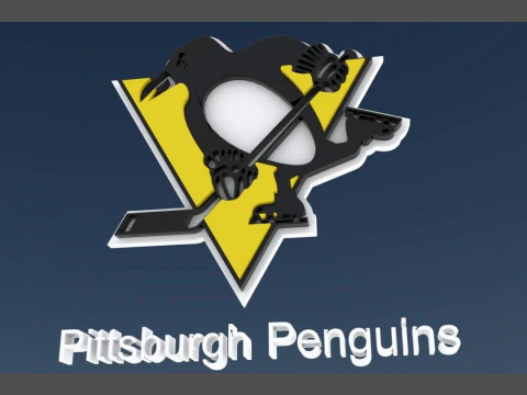 NHL All logo teams Printable and Renderable 3D Print Model