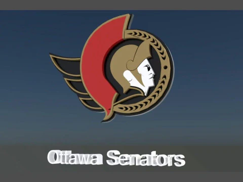 NHL All logo teams Printable and Renderable 3D Print Model