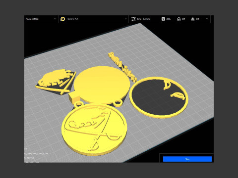 NHL All logo teams Printable and Renderable 3D Print Model