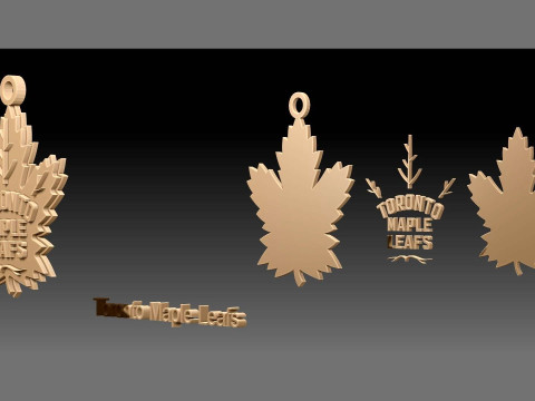 NHL All logo teams Printable and Renderable 3D Print Model