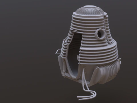 Muchowa kapsuła teleportacyjna Model do druku 3D