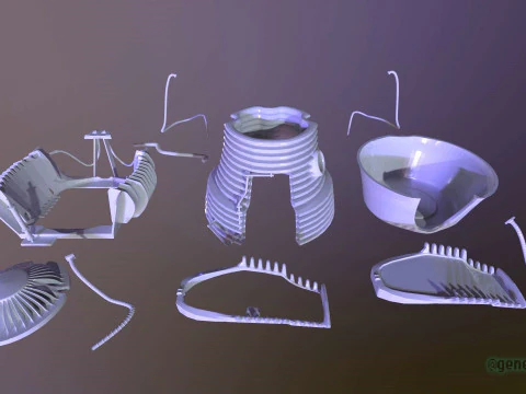 Muchowa kapsuła teleportacyjna Model do druku 3D