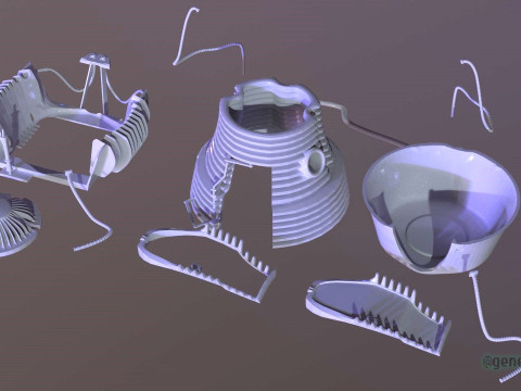 The Fly Teleportation Pod Modèles 3D en vedette