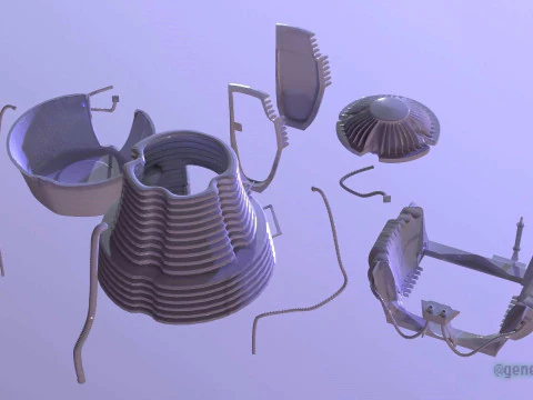 Muchowa kapsuła teleportacyjna Model do druku 3D