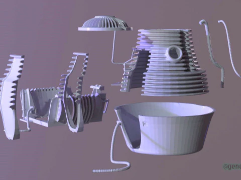 Muchowa kapsuła teleportacyjna Model do druku 3D